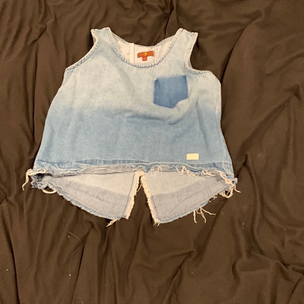Blue tank top